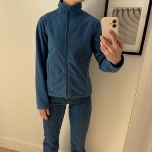 Women's REI Vintage Blue Fleece Jacket size Small